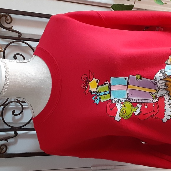 THE GRINCH Iconic Fleece Lined 50-50 Cotton Blend Size Small - Picture 3 of 7